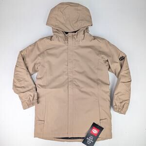 686 Girl's Medium Lily Winter Insulated Ski Jacket - Light Khaki